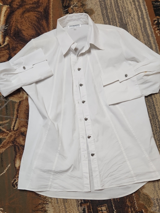Mishca Tops - White Women’s Button-Down Shirt